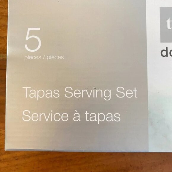 NEW Tapas 5 Appetizer Spoons and tray Serving Set - Picture 10 of 13